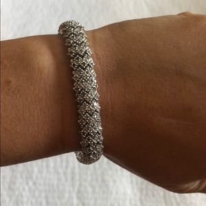 Diamond bracelet Womens silver